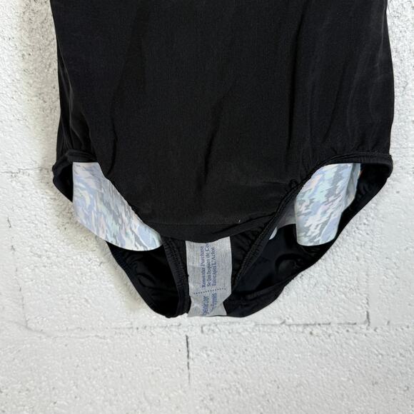 Swim Solutions Women's Printed Tiered Fauxkin Rainbow Rain 8 $102 - Picture 6 of 10